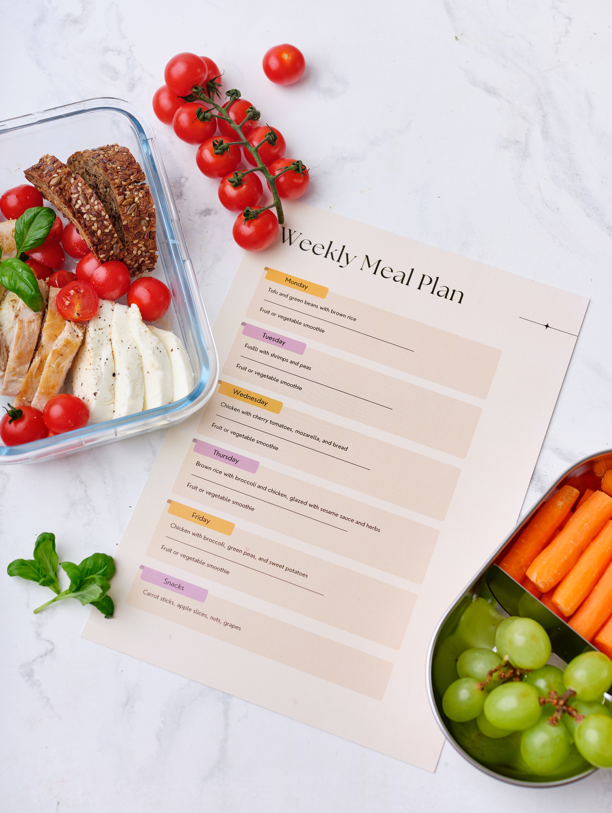 Weekly Meal Plan